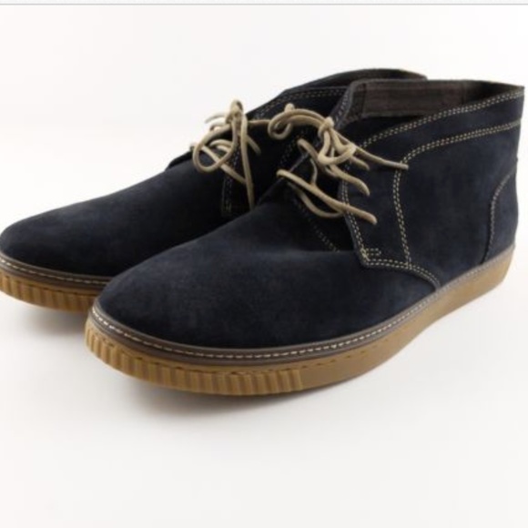 johnston and murphy blue shoes